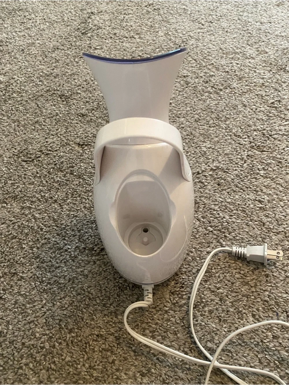 Steam Facial Sauna for Women - White with Purple Mask